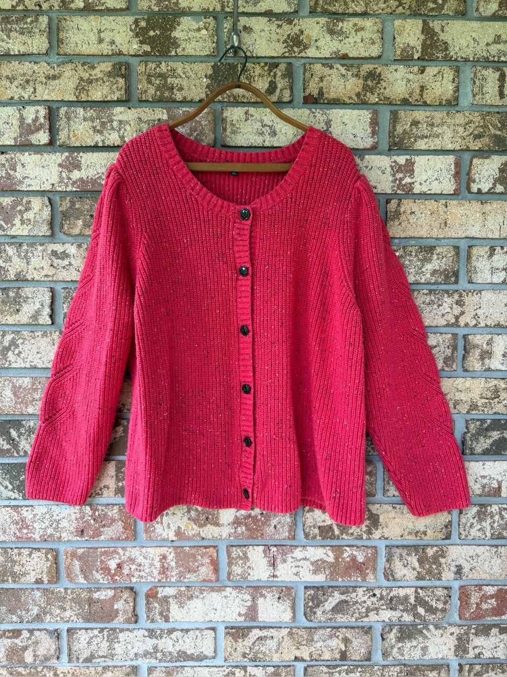 Talbots Puff Sleeve Cardigan Sweater Women’s Size 3X Aaadorable!